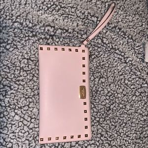 Michael Kota Studded Wristlet